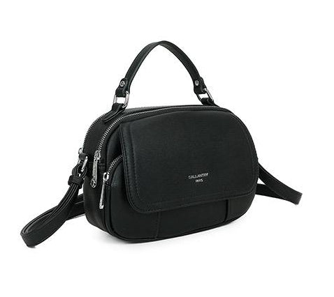 Sac bandoulière à double compartiment poignée supérieure