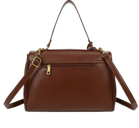 Sac à main structuré avec fermoir doré