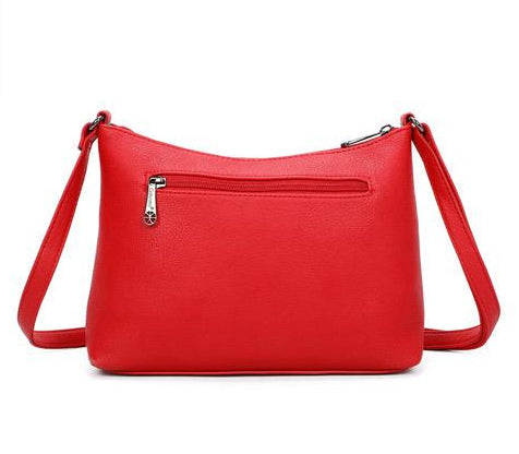 Sac bandoulière zippé multi-poches