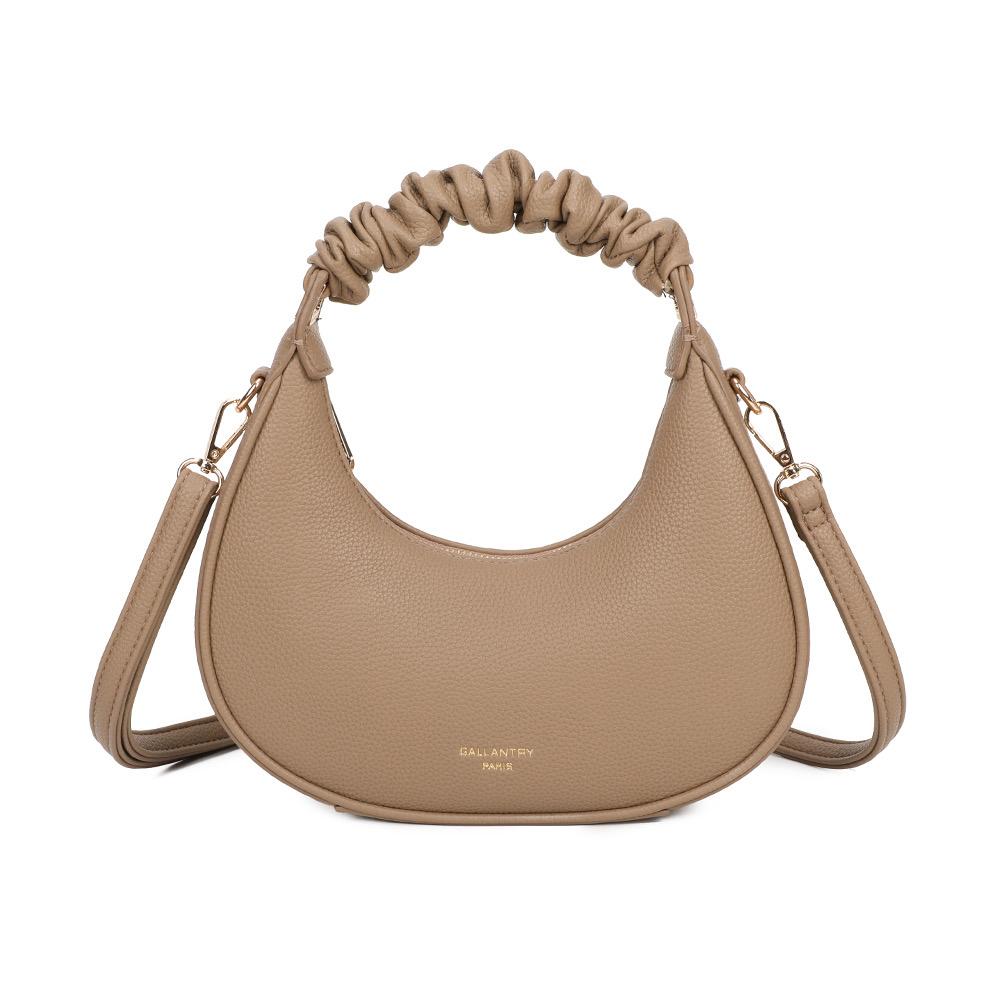 Sac demi-lune avec anse froncée