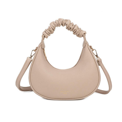 Sac demi-lune avec anse froncée