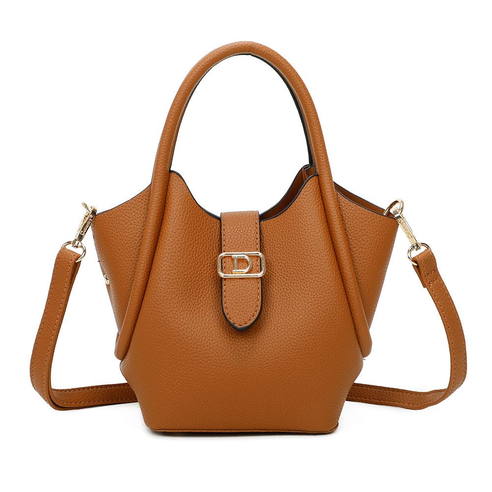 Sac à main structuré avec fermoir décoratif porté main & bandoulière