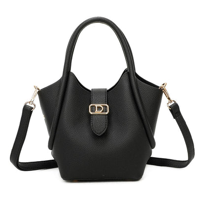 Sac à main structuré avec fermoir décoratif porté main & bandoulière