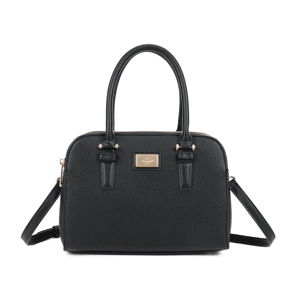 Sac à main structuré à double anse