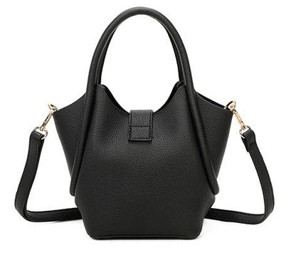 Sac à main structuré avec fermoir décoratif porté main & bandoulière