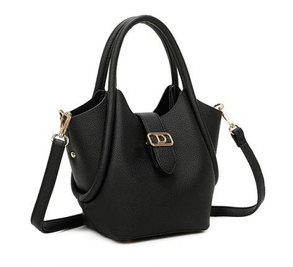 Sac à main structuré avec fermoir décoratif porté main & bandoulière