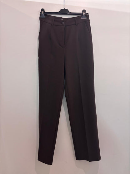 Pantalon droit taille haute
