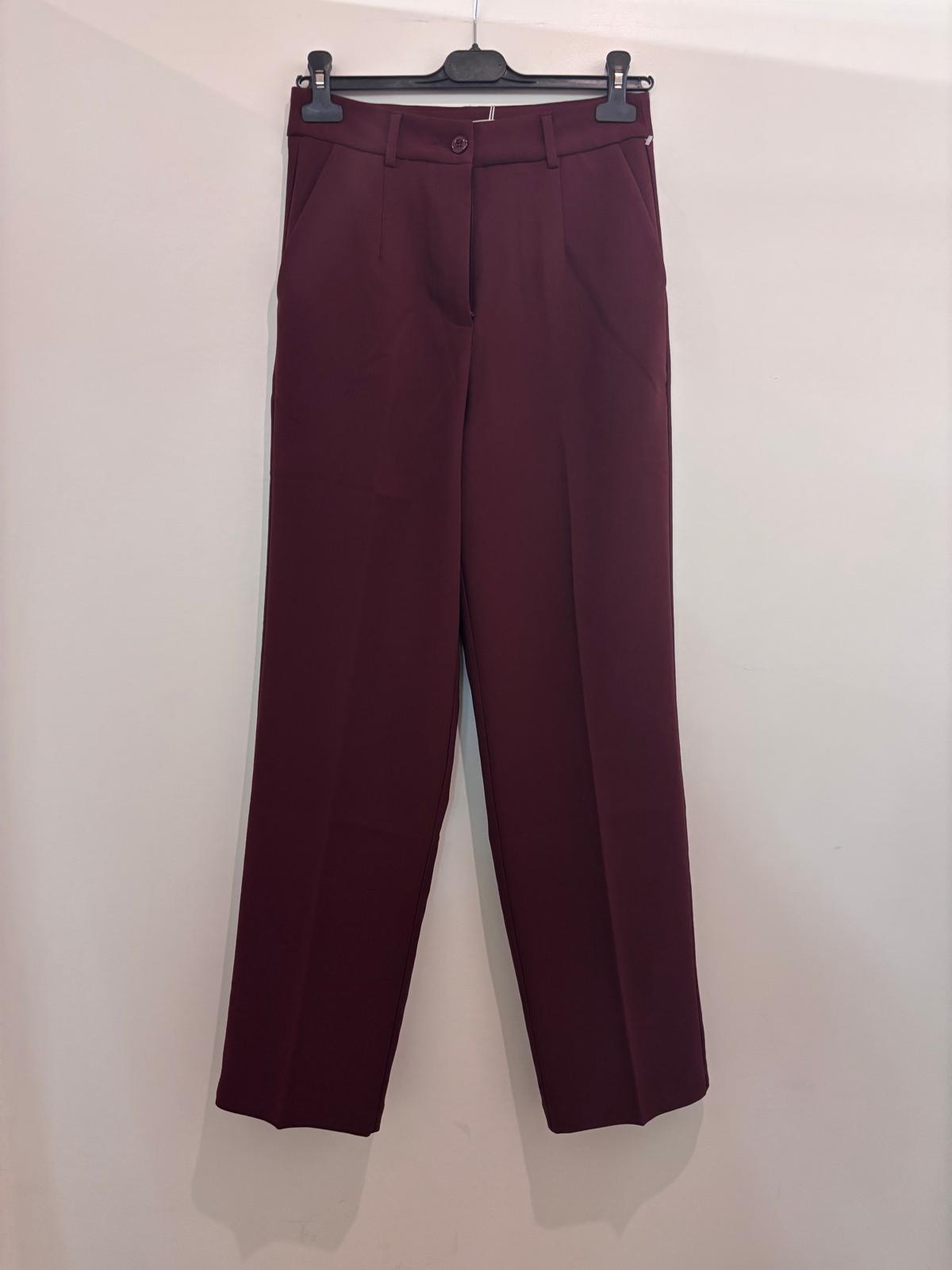 Pantalon droit taille haute