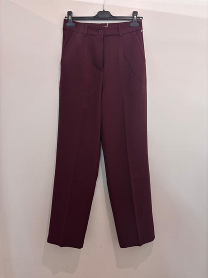 Pantalon droit taille haute
