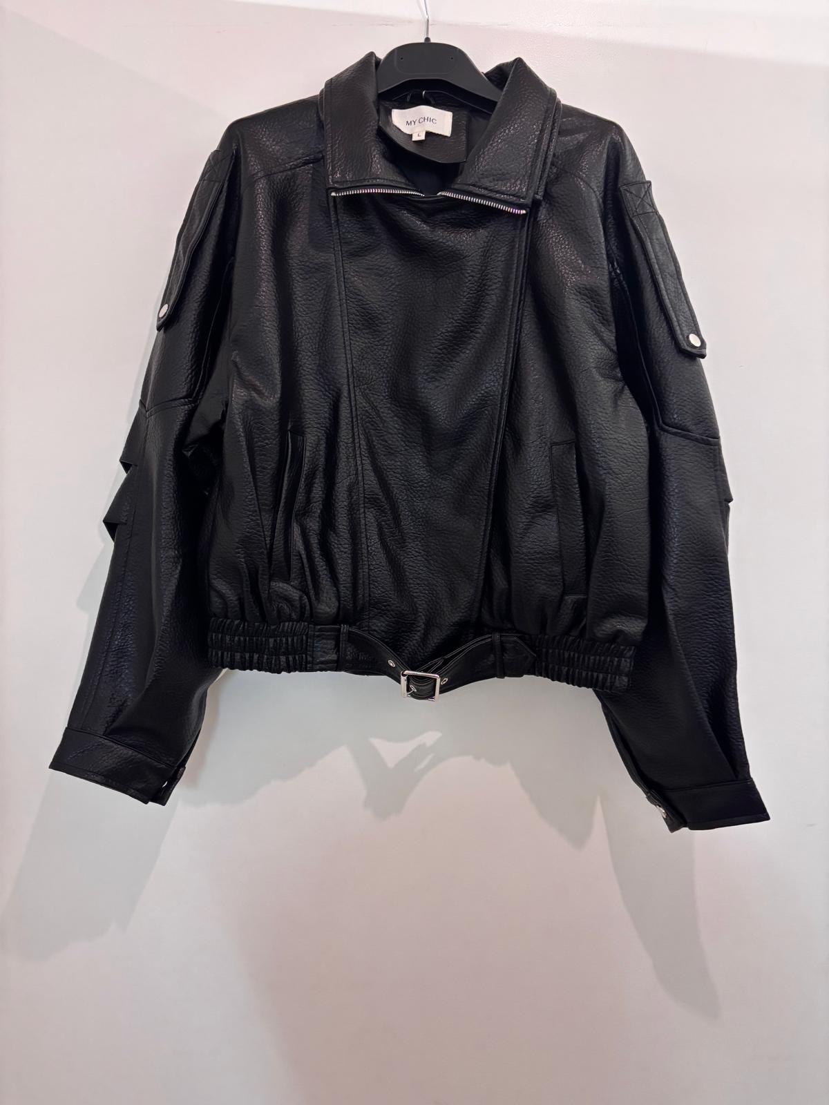 Veste en simili cuir