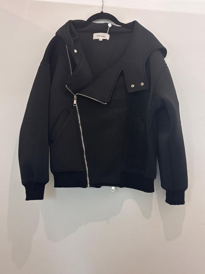 Veste sweat zippée oversize