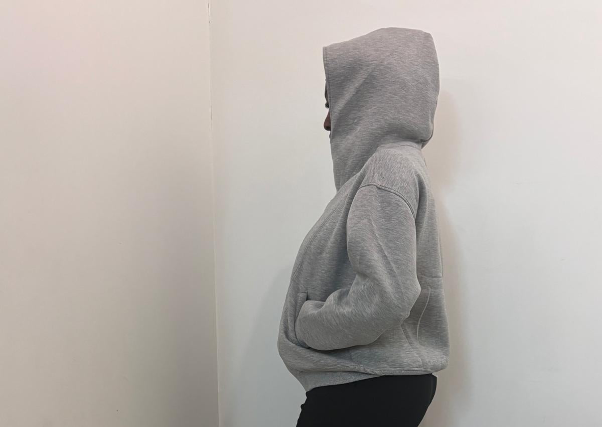Veste sweat zippée oversize