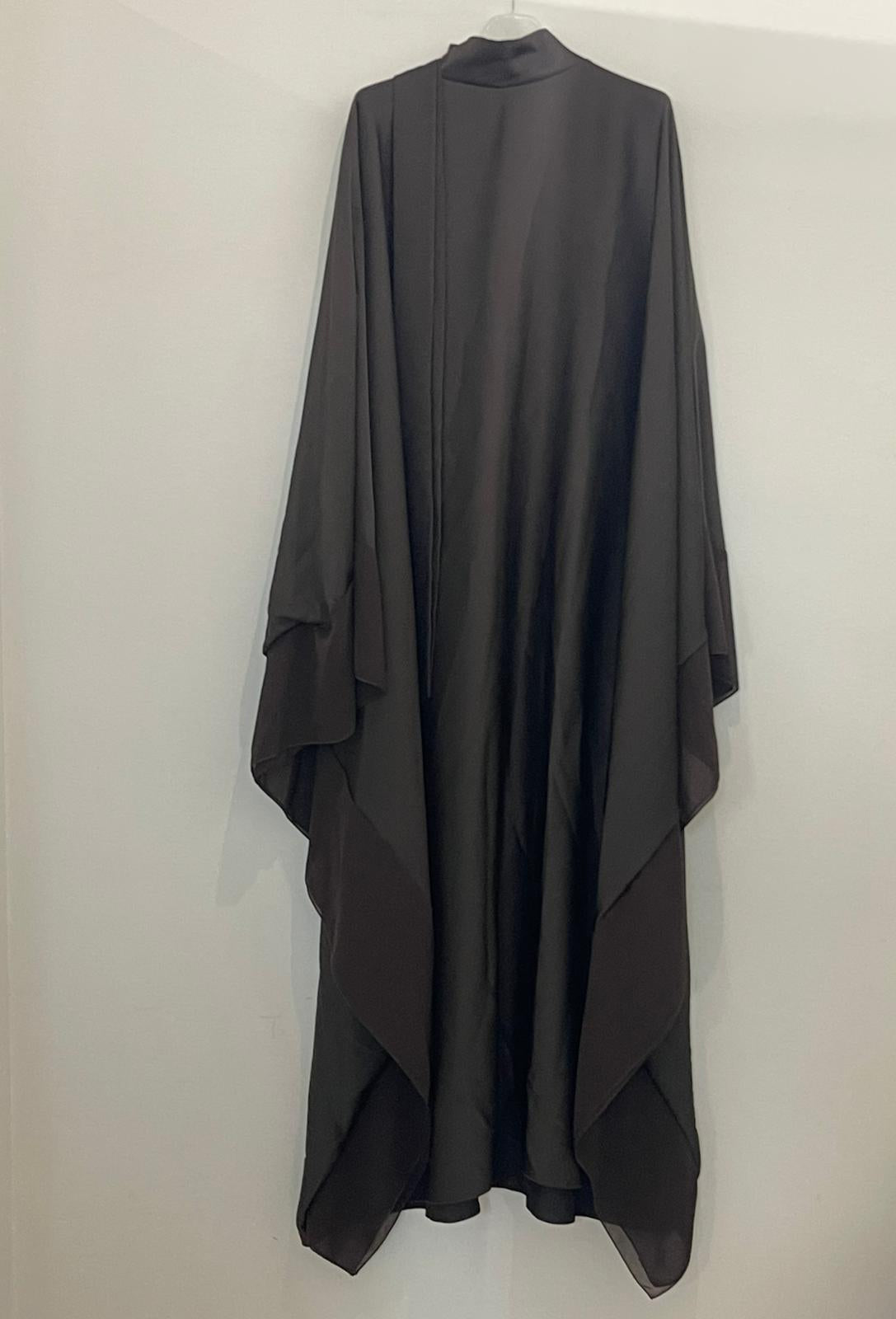 Abaya fluide à manches larges