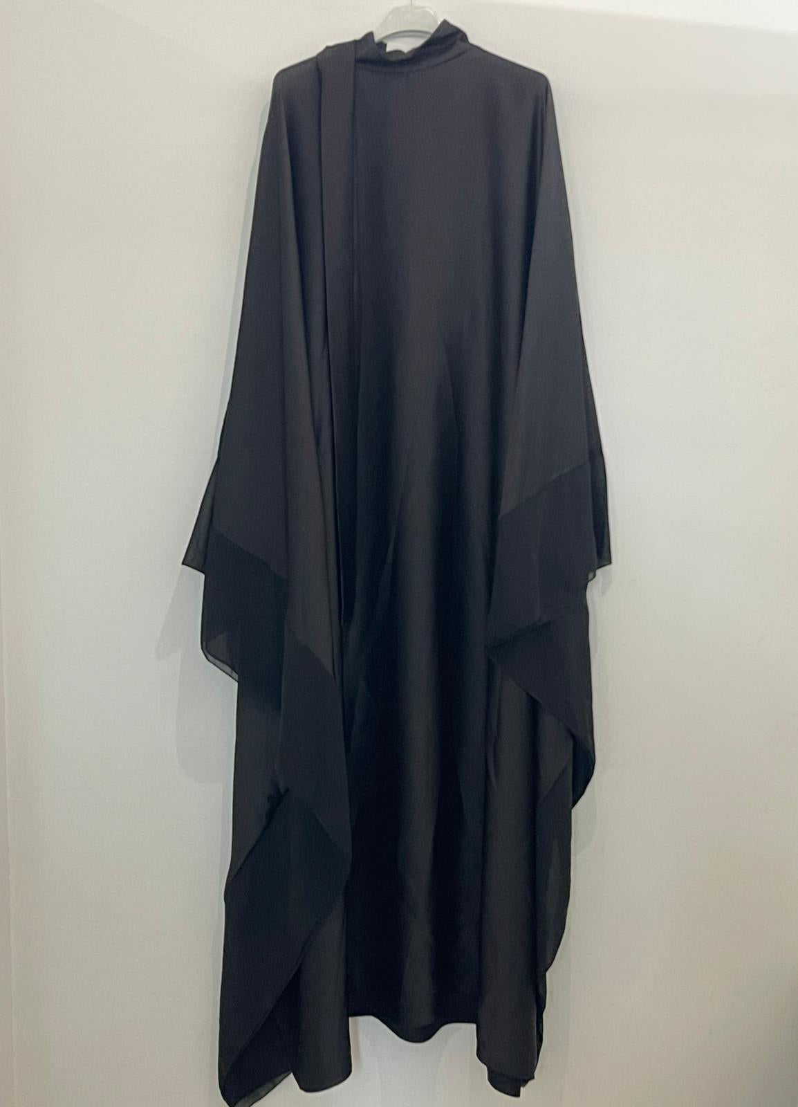 Abaya fluide à manches larges