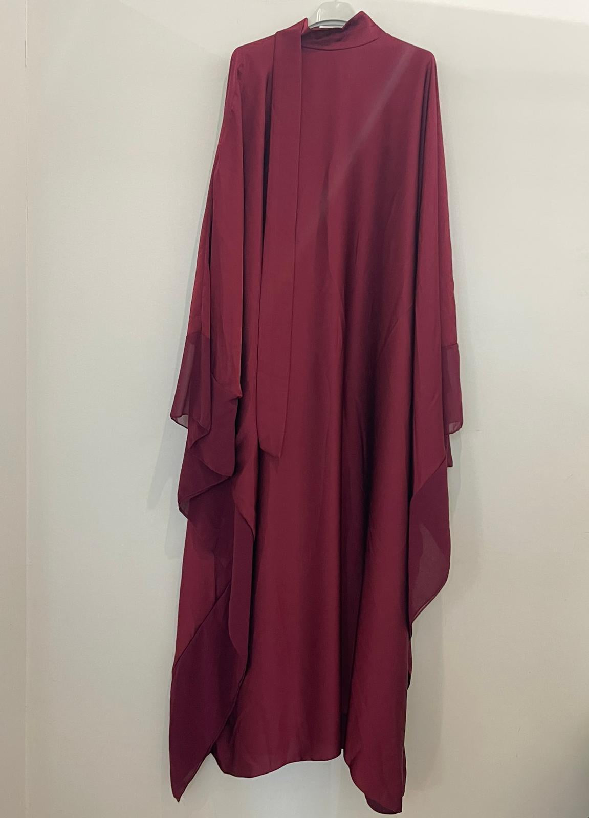 Abaya fluide à manches larges