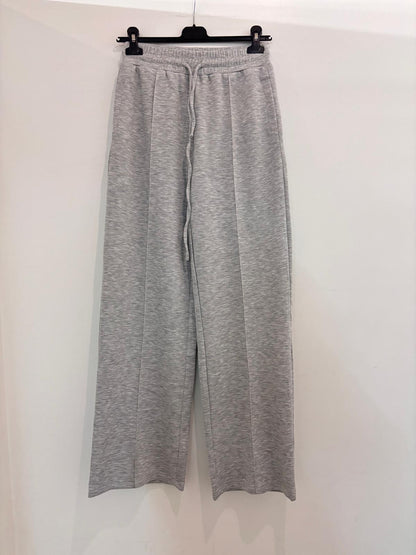 Pantalon large avec taille élastique et cordon