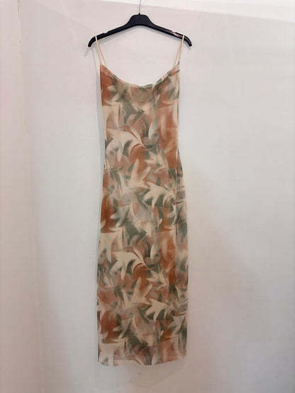Robe floral bretelles fines & coupe fluide