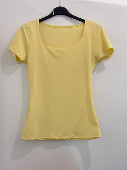 T-shirt ajusté à manches courtes et large