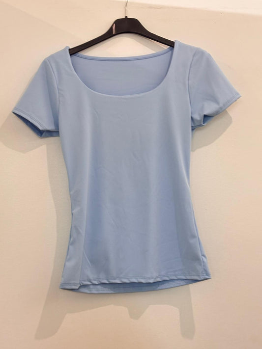 T-shirt ajusté à manches courtes et large