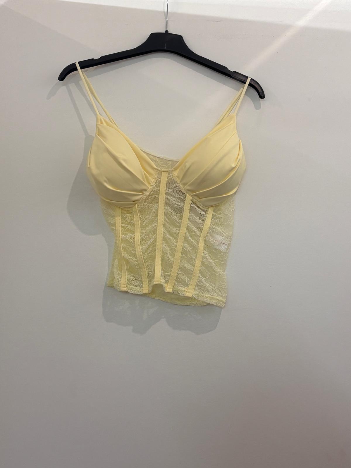 Corset Crop Top et Dentelle