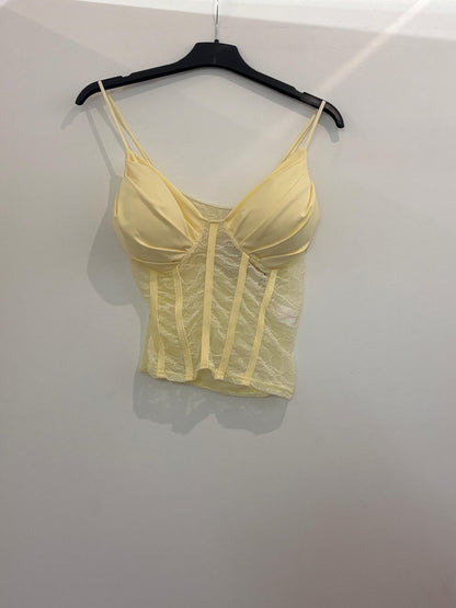 Corset Crop Top et Dentelle
