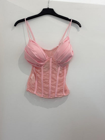 Corset Crop Top et Dentelle