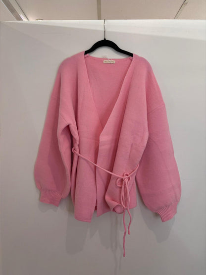 Pull cache-cœur à ceinture