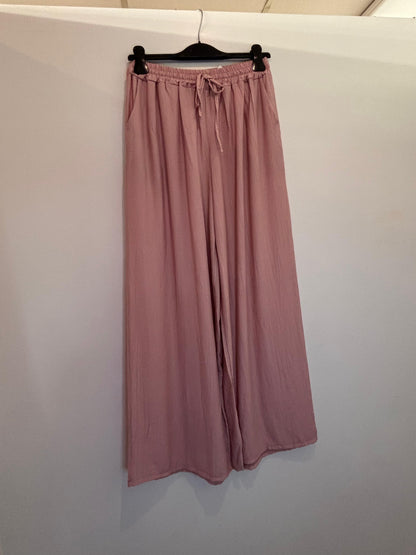 Pantalon fluide taille élastique