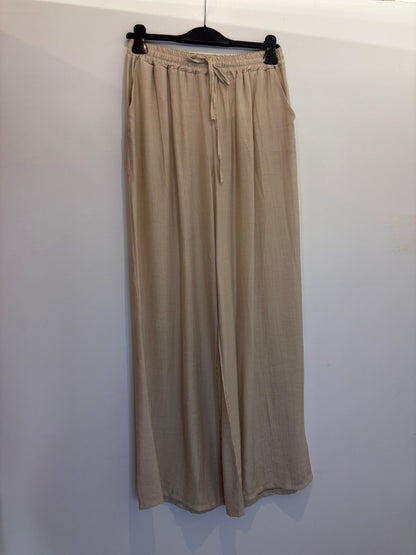 Pantalon fluide taille élastique