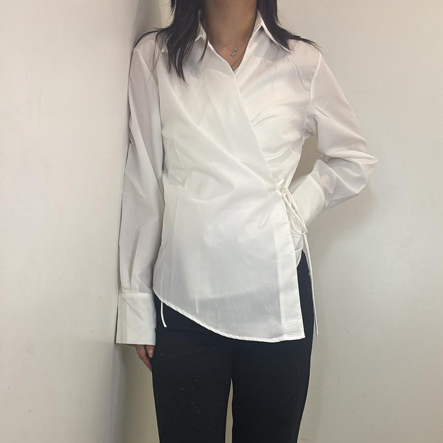 Chemise portefeuille à nouer