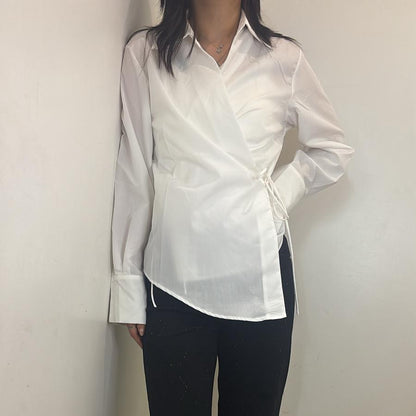 Chemise portefeuille à nouer