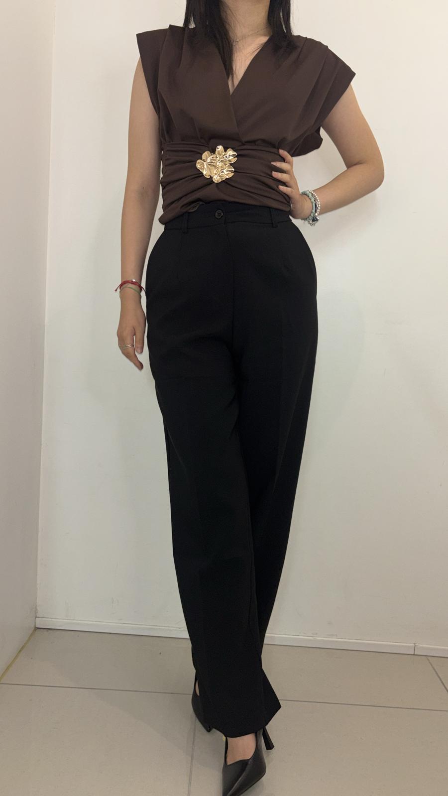 Body avec bijou doré