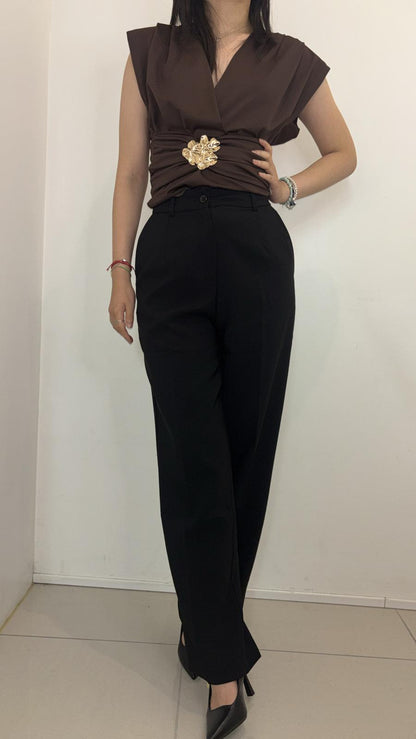 Body avec bijou doré