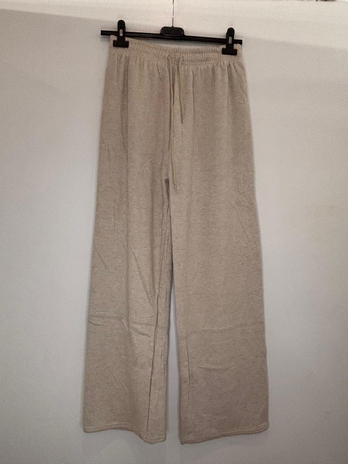 Pantalon côtelé à taille élastique
