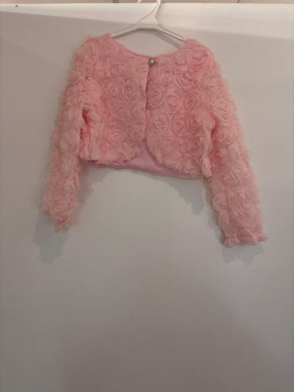 Boléro à fleurs en relief