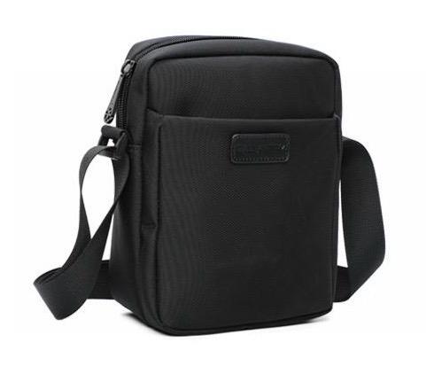 Sac bandoulière noir compact