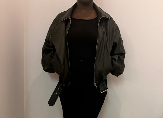 Veste en simili cuir