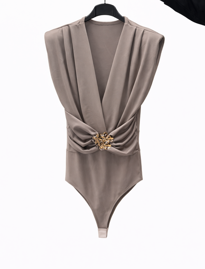 Body avec bijou doré