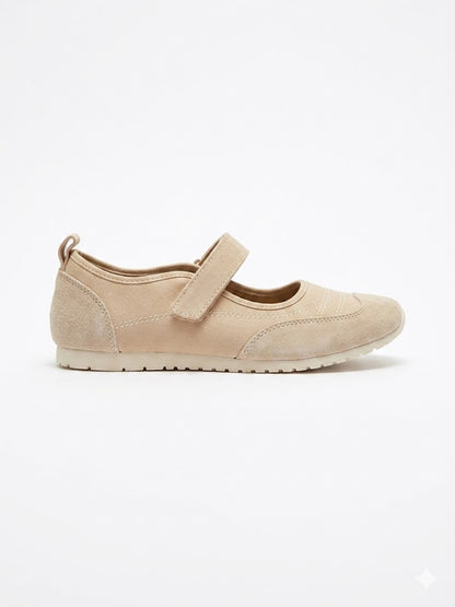 Ballerines plates bride réglable scratch