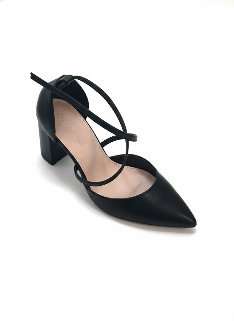 Escarpin à brides croisées