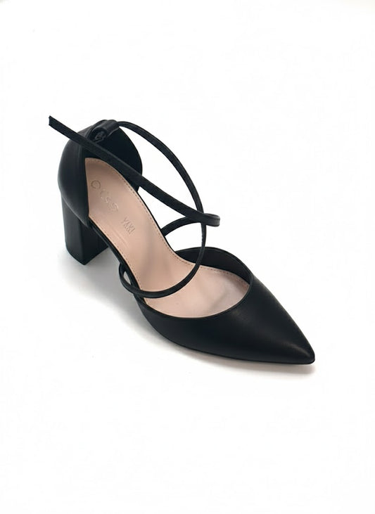 Escarpin à brides croisées