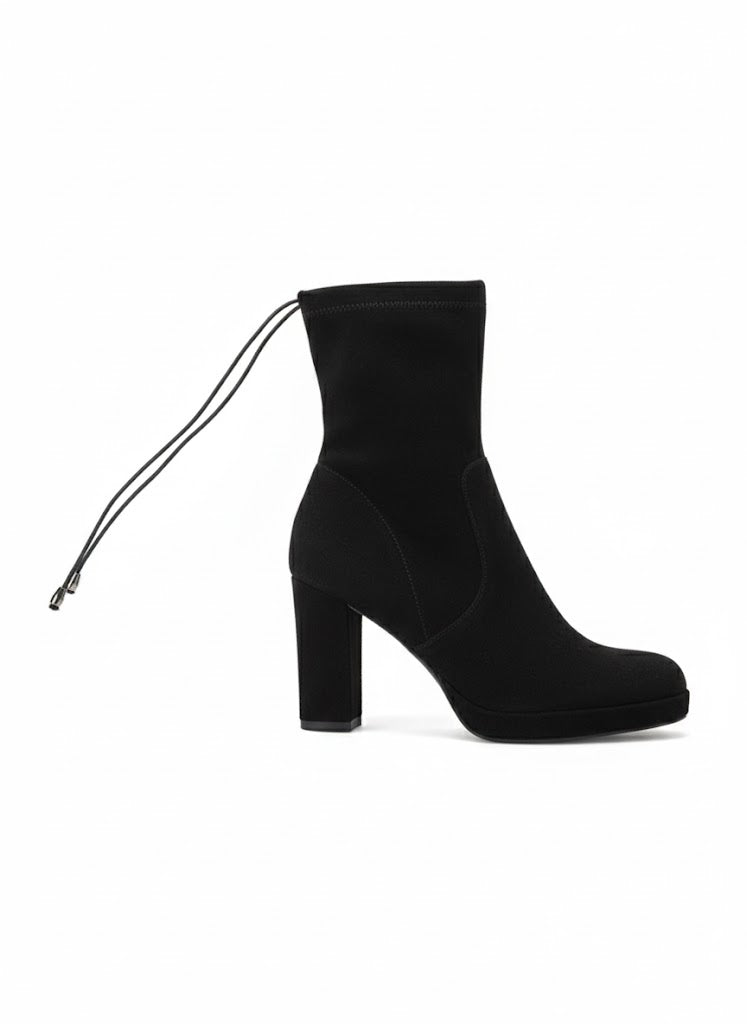 Bottines à talon haut & droit