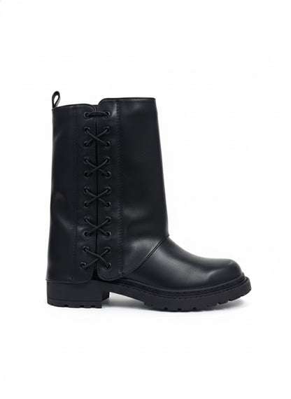 Bottines 2-en-1 à lacets amovibles