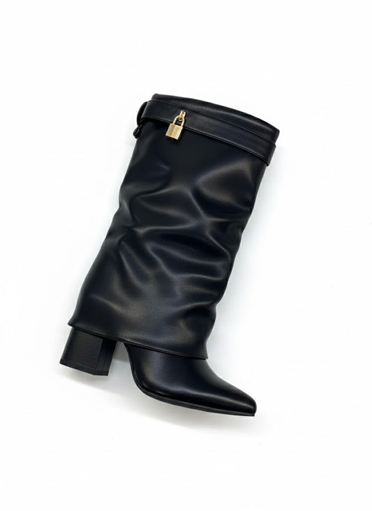 Bottes à talon bloc