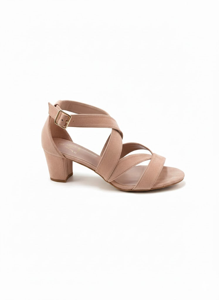 Talon à brides croisées