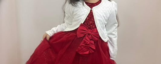 Boléro blanc perlé