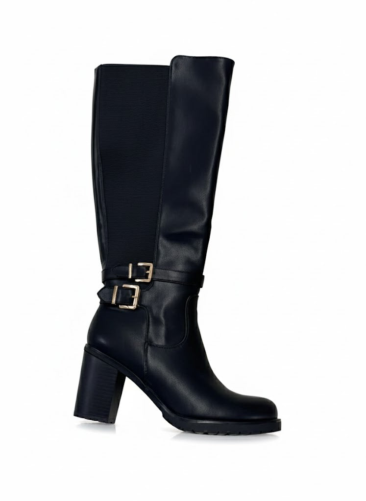 Bottes cavalière à talon