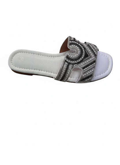 Claquette ornée de strass