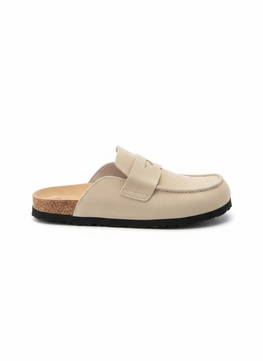 Sandales style sabot et semelle ergonomique