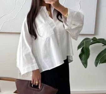 Chemise ample à coupe fluide